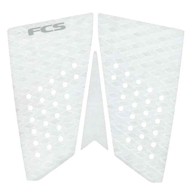 FCS T-3 EcoBlend Fish White/Cool Grey Tail Pad