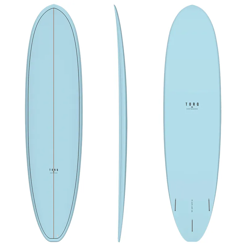 Torq V+ Surfboard in Blue with Fibre Pattern - Futures