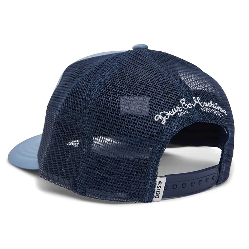 Deus Ex Machina Guesswork Trucker Cap in Aqua-1