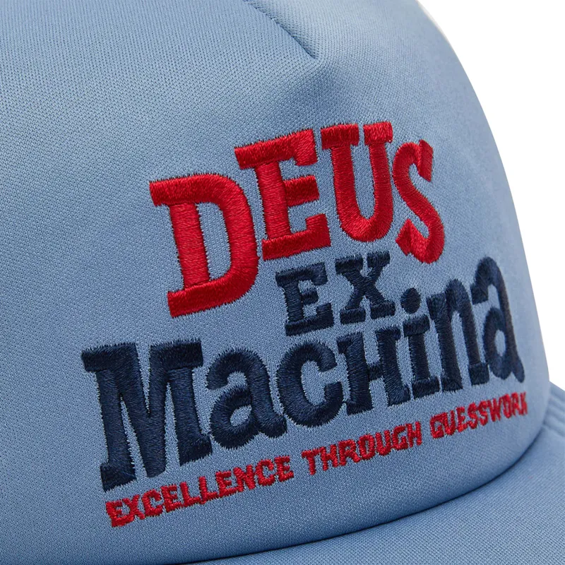 Deus Ex Machina Guesswork Trucker Cap in Aqua-2
