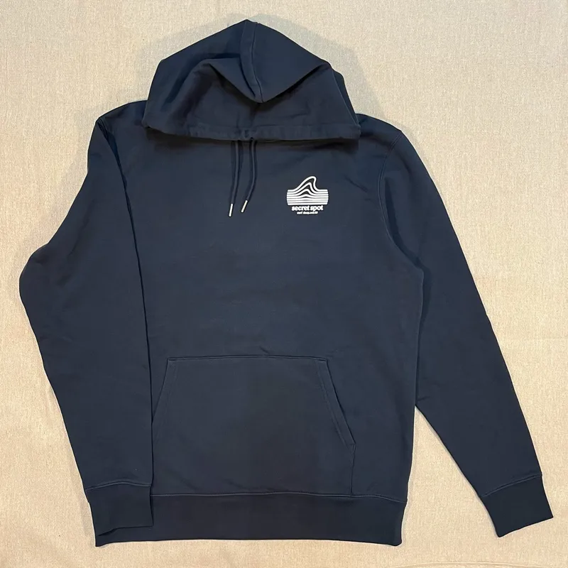 Secret Spot Logo Hoodie in India Ink/Off White-1