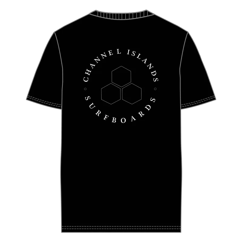 Channel Islands Hex Circle Tee in Black