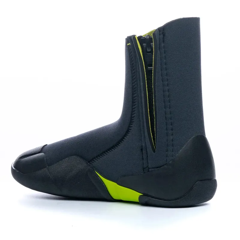 C-Skins Junior Legend 3.5mm Zipped Wetsuit Boots in Graphite/Green-2