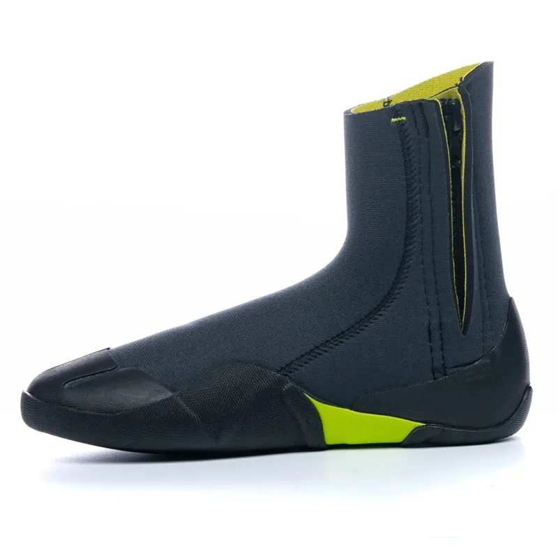 C-Skins Junior Legend 3.5mm Zipped Wetsuit Boots in Graphite/Green-4