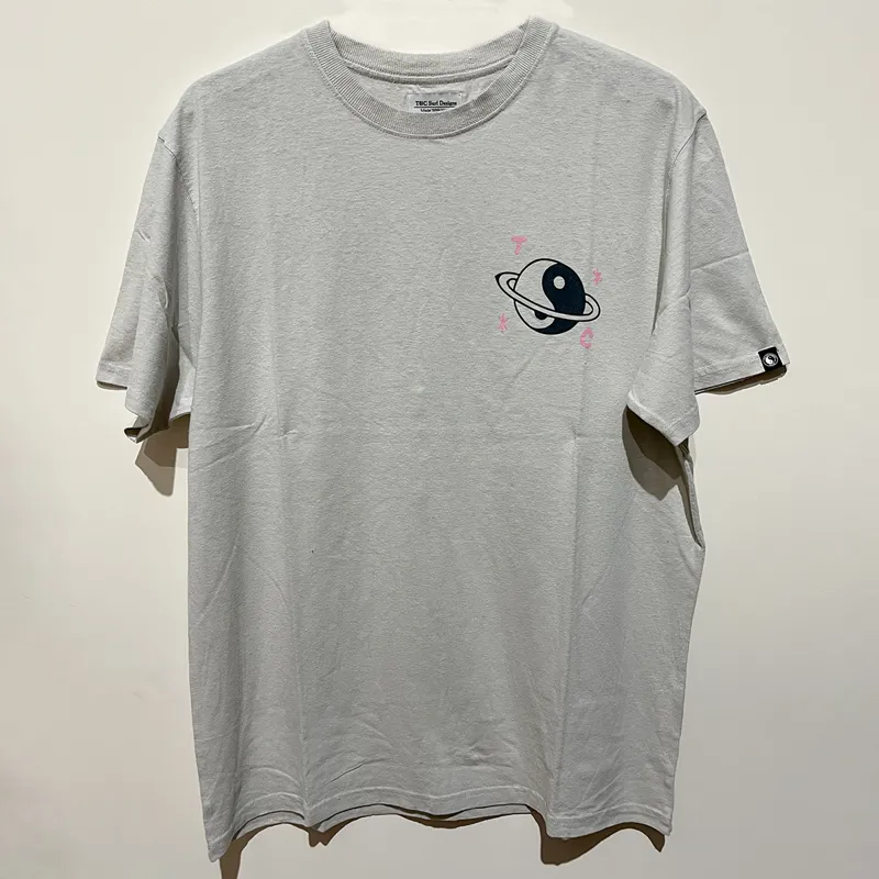 T and C Surf Designs Kenny Flash Tee in Fade Grey-1