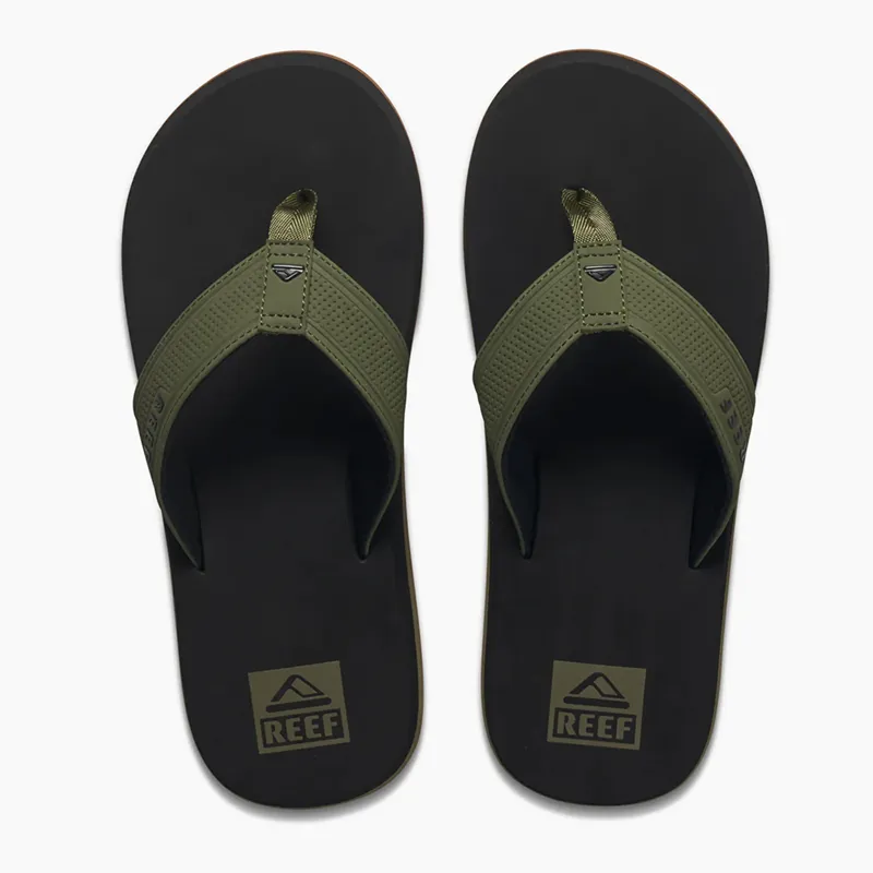 Reef The Layback Sandal in Black/Olive-3