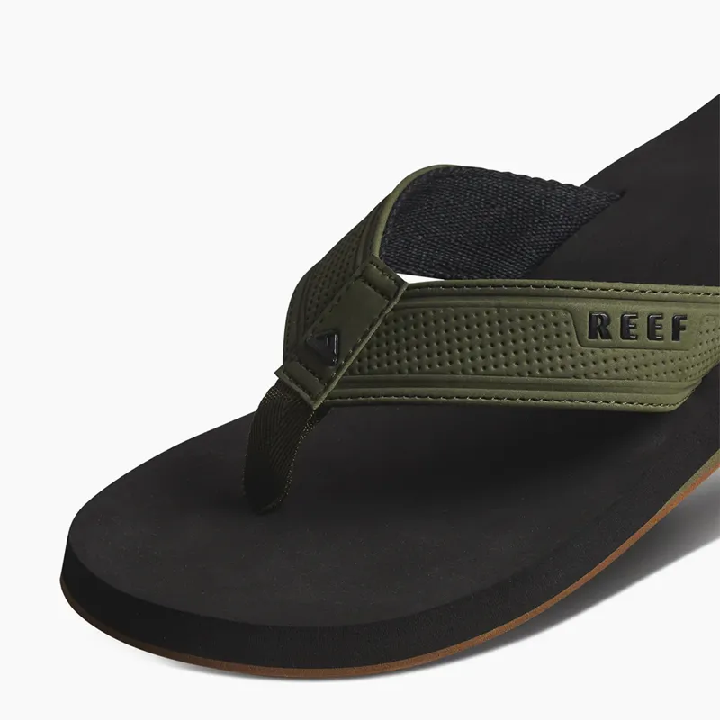 Reef The Layback Sandal in Black/Olive-4