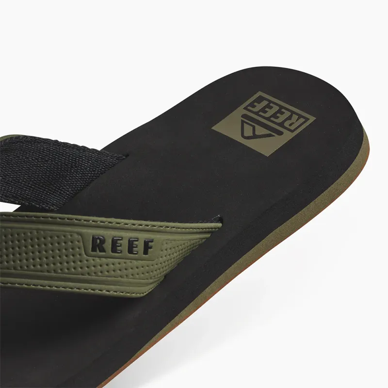 Reef The Layback Sandal in Black/Olive-5