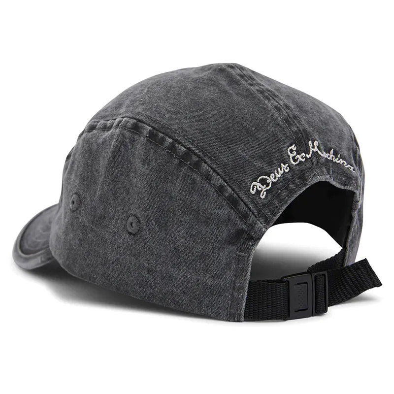 Deus Ex Machina Leisure 5 Panel Cap in Anthracite-1