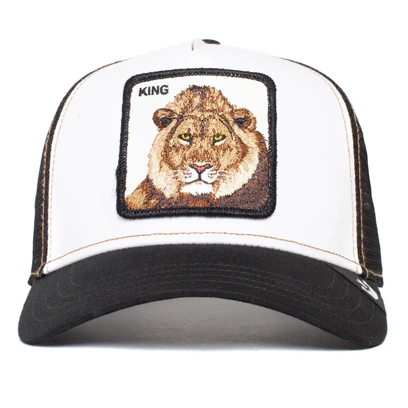 Goorin Bros The King Lion Trucker Cap in Black
