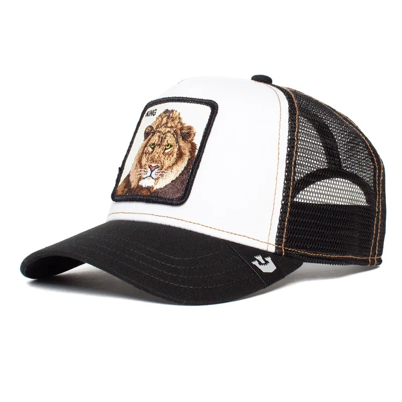 Goorin Bros The King Lion Trucker Cap in Black-1