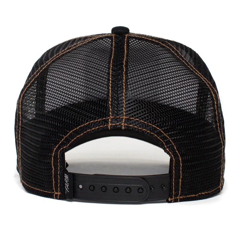Goorin Bros The King Lion Trucker Cap in Black-4
