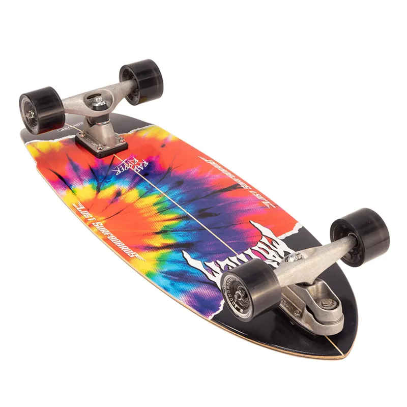 Carver Skateboards 31in Lost Rad Ripper Tie Dye with C7 Trucks-1