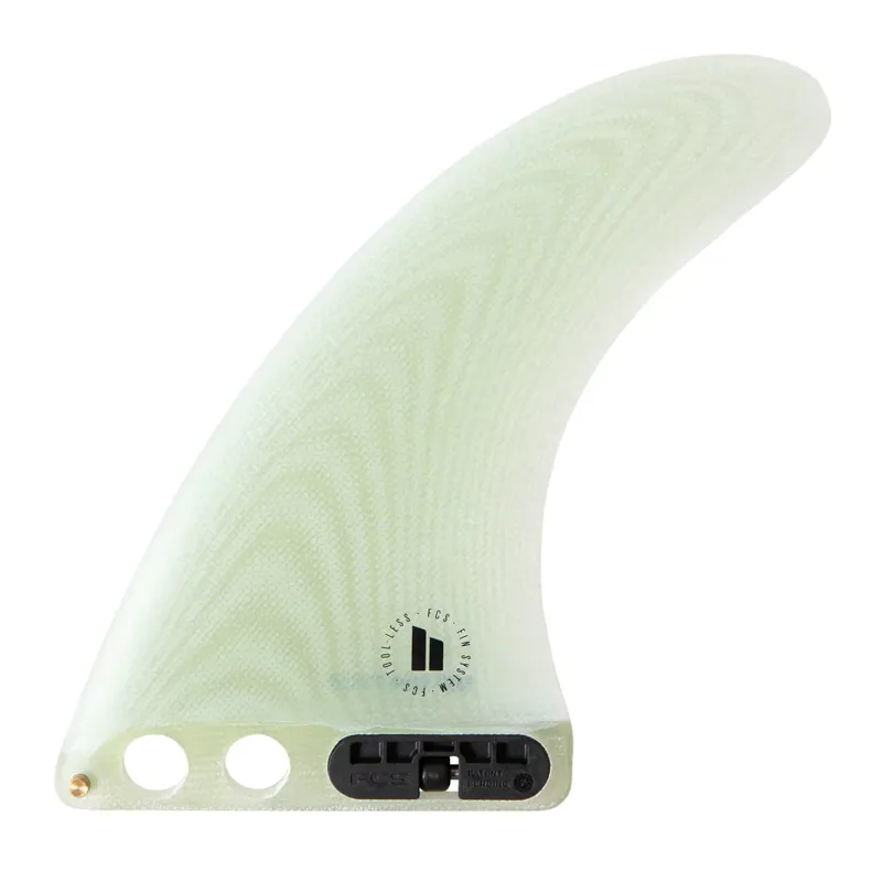 FCS Mid PG Single Fin in Clear