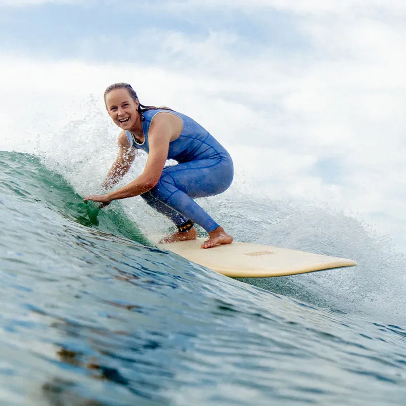 Softech The Middie Epoxy Soft Surfboard in Butter Palms-1