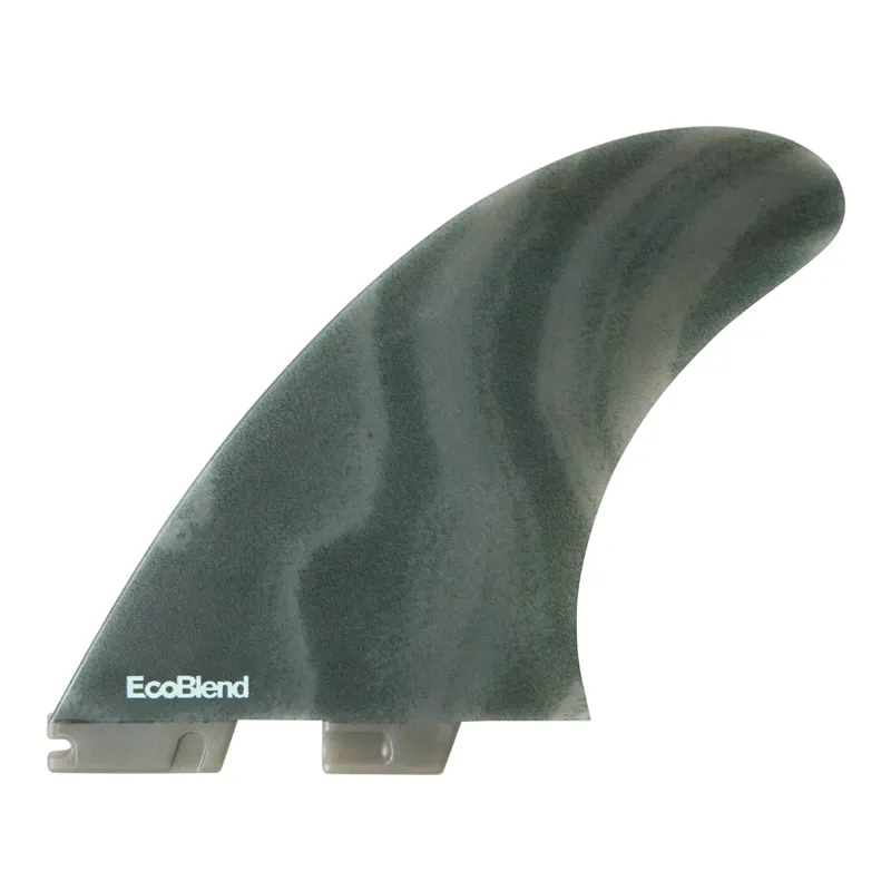 FCS II MR EcoBlend Twin + Stabiliser Fin Set in Smoke Swirl-2