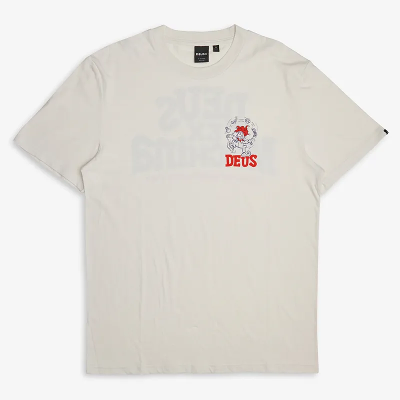 Deus Ex Machina New Redline Tee in Vintage White-1