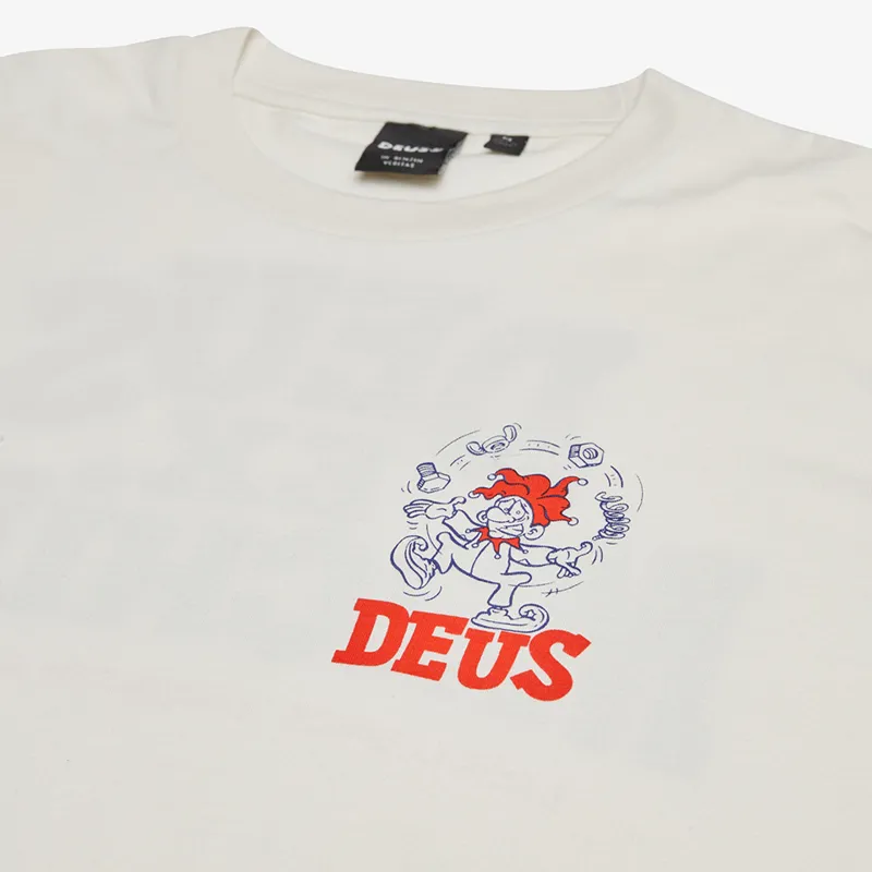 Deus Ex Machina New Redline Tee in Vintage White-2