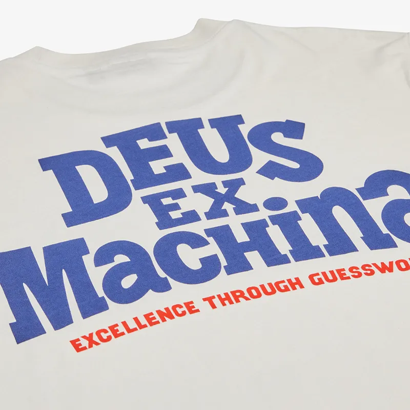 Deus Ex Machina New Redline Tee in Vintage White-3