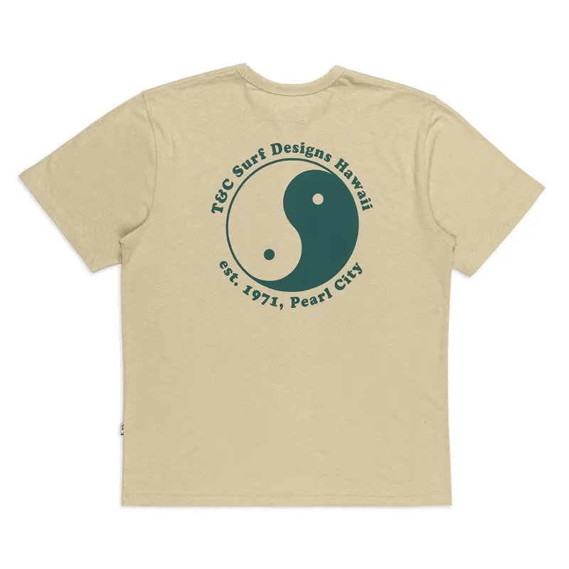 T and C Surf Designs OG Logo Tee in Used Sage