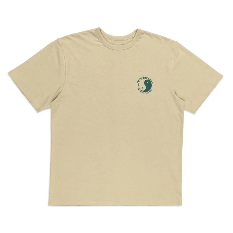 T and C Surf Designs OG Logo Tee in Used Sage-1