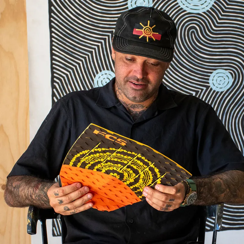 FCS Otis Carey Morning Sun Tail Pad-2