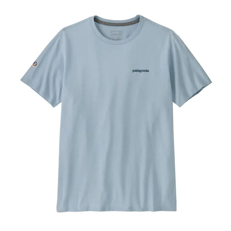 Patagonia Fitz Roy Icon Responsibili-Tee in Fleck Blue
