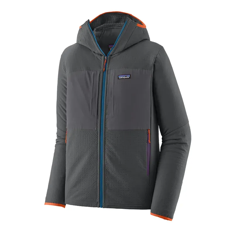 Patagonia R2 TechFace Fleece Hoody in Forge Grey