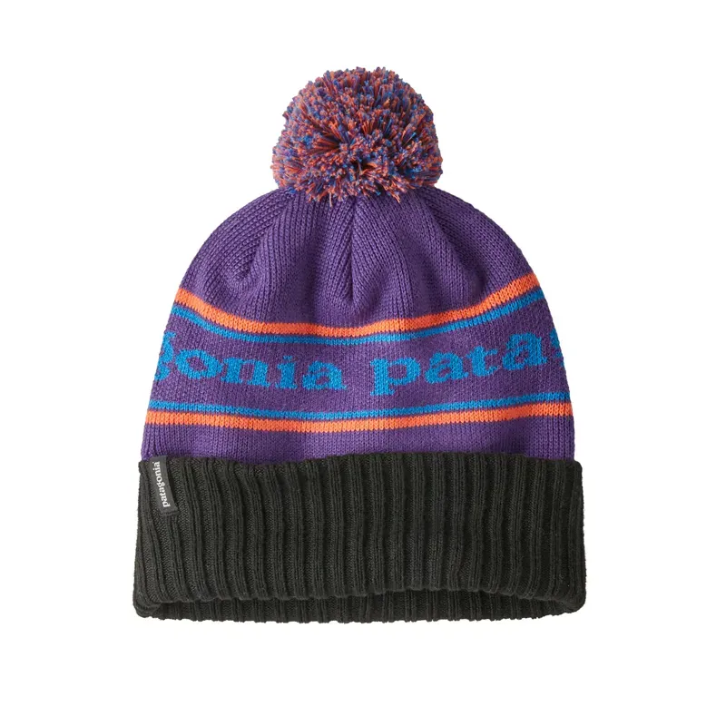 Patagonia Powder Town Beanie in Park Stripe: Purple