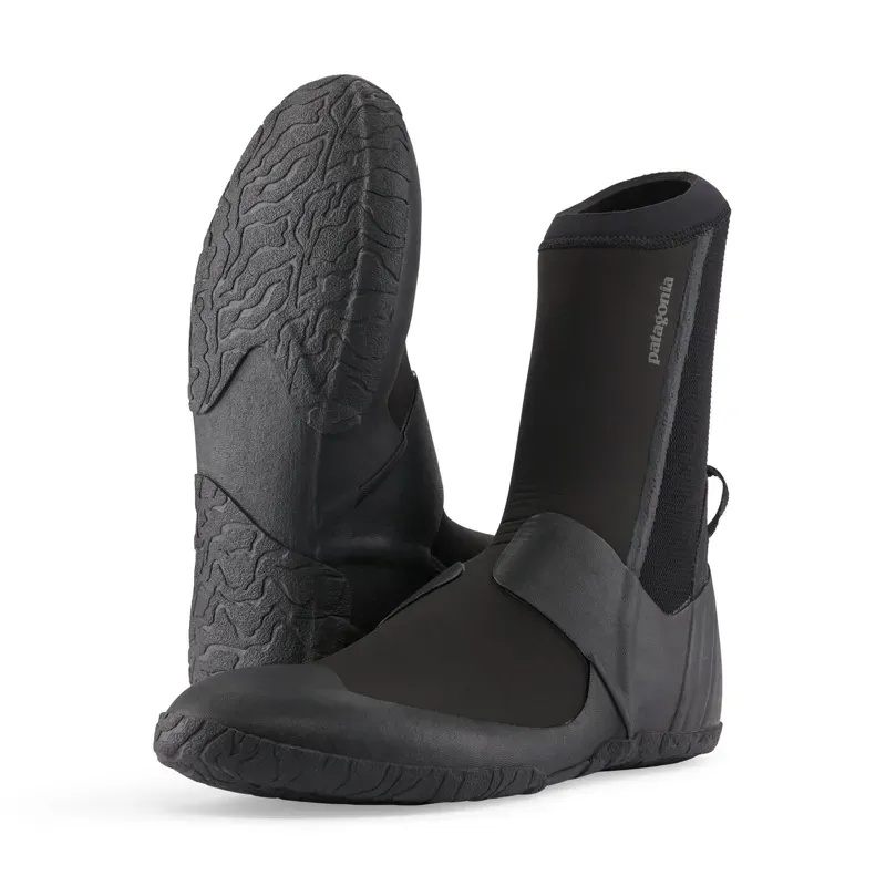 Patagonia R4 Yulex Regulator Round Toe Booties in Black