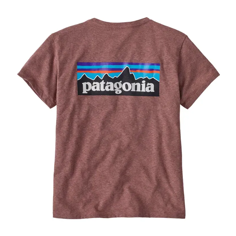 Patagonia P-6 Logo Women's Responsibili-Tee in Dulse Mauve