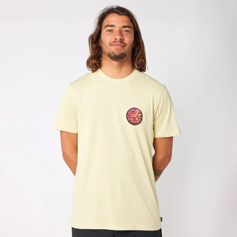 Rip Curl Passage Tee in Vintage Yellow-1