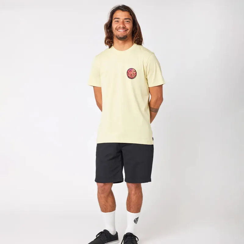 Rip Curl Passage Tee in Vintage Yellow-2