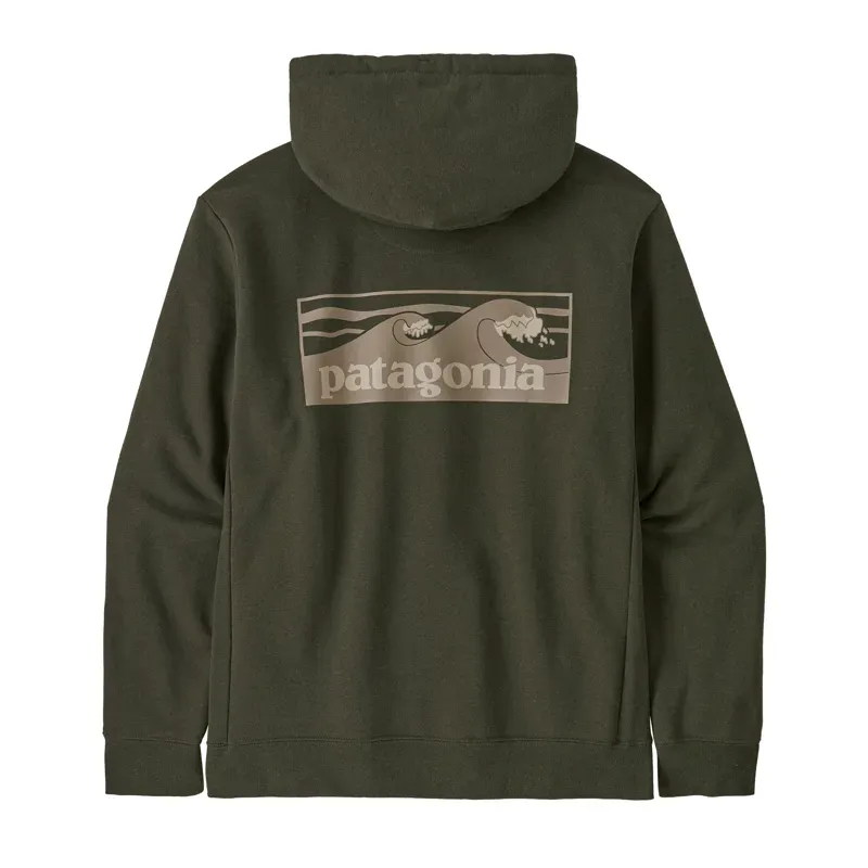 Patagonia Boardshort Logo Uprisal Hoody in Basin Green