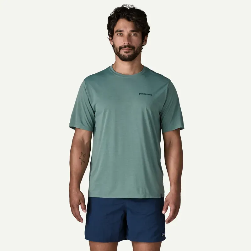 Patagonia Capilene Cool Daily Shirt Boardshort Logo in Blue Sage - Light Blue Sage X-Dye-1
