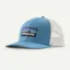 Patagonia P-6 Logo Trucker Hat in Shore Blue