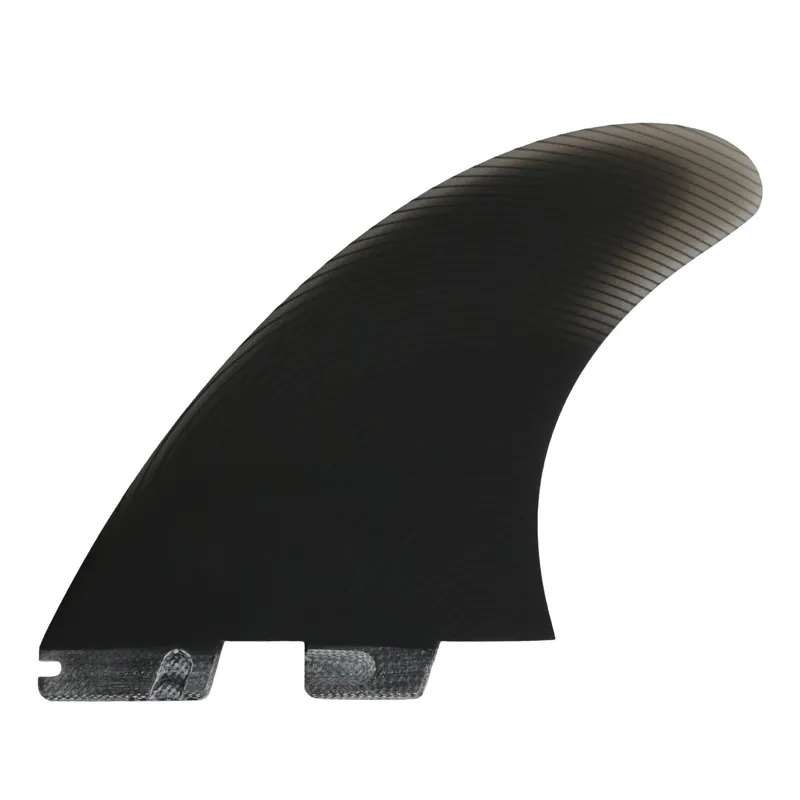 FCS II Performer PG Twin + Stabiliser Fins in Black-2