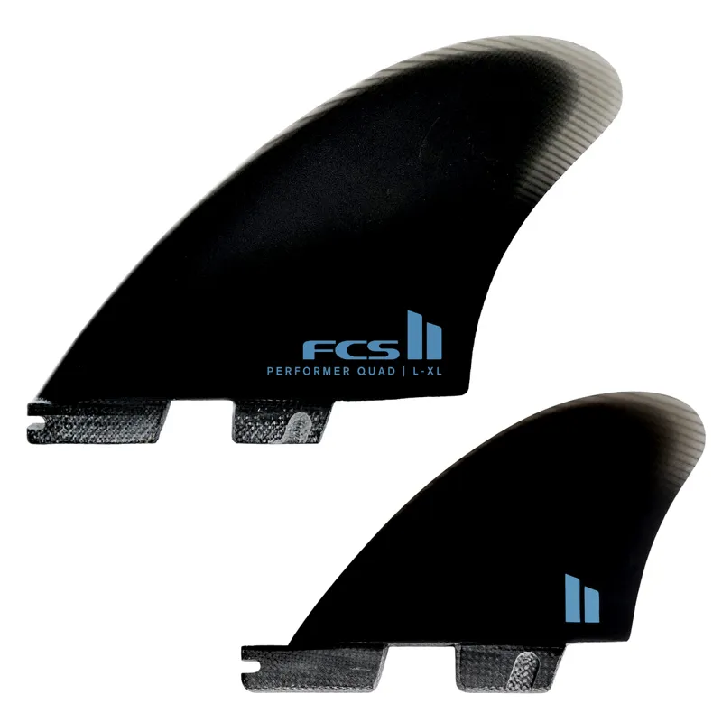 FCS II Performer Split Keel PG Quad Fin Set