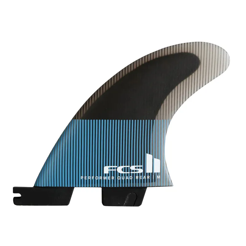 FCS II Performer PC Quad Fin Set in Tranquil Blue-1