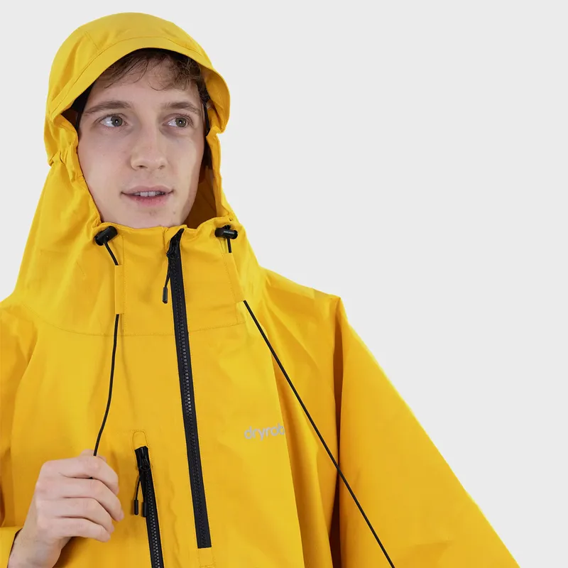 Dryrobe Adults Waterproof Poncho in Yellow-2