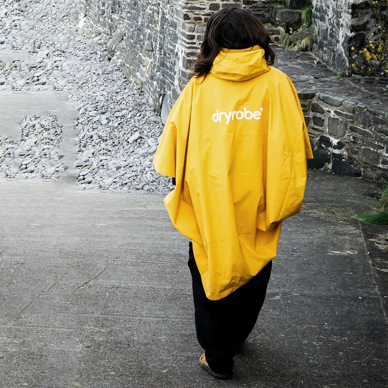 Dryrobe Adults Waterproof Poncho in Yellow-6