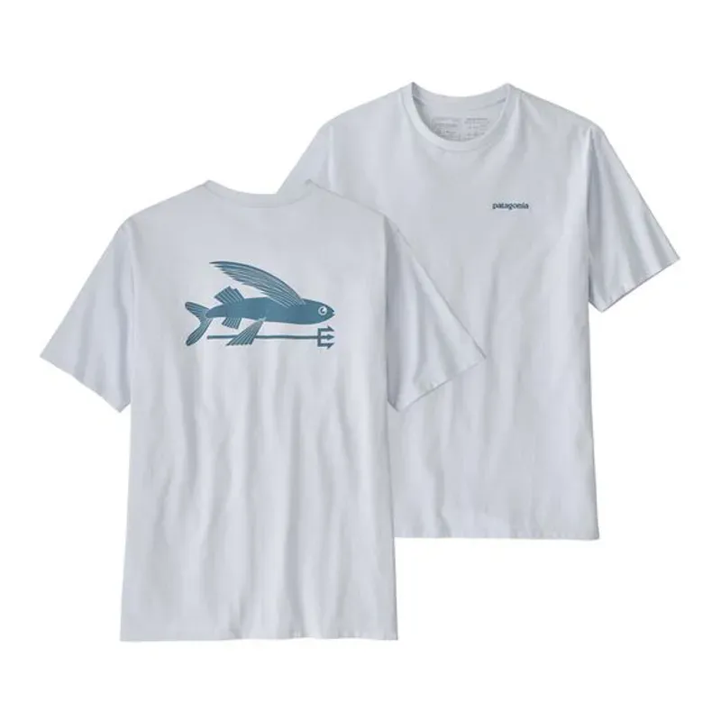 Patagonia Flying Fish Responsibili-Tee in White
