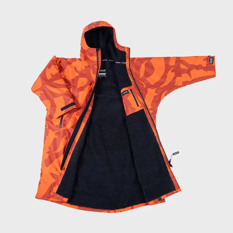 Dryrobe Advance Alpine Long Sleeve Change Robe in Mosaic Palm for Ages 10-13-1