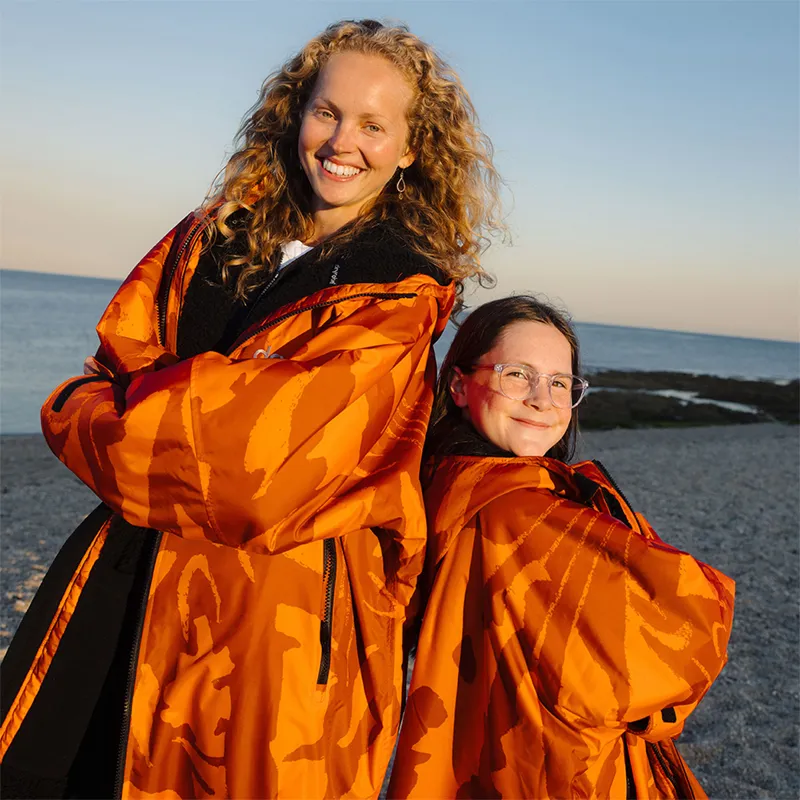 Dryrobe Advance Alpine Long Sleeve Change Robe in Mosaic Palm for Ages 10-13-7