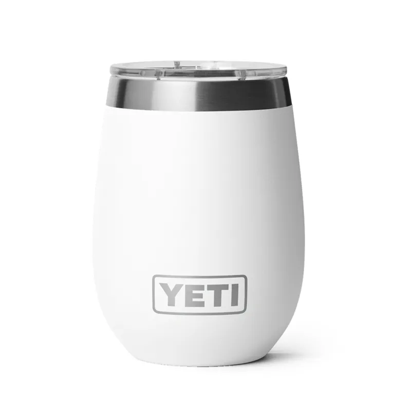 Yeti Rambler 10oz Ceramic Lined Wine Tumbler in White