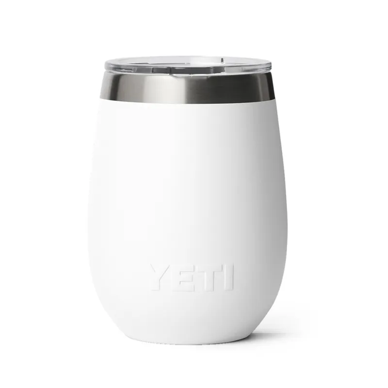 Yeti Rambler 10oz Ceramic Lined Wine Tumbler in White-1
