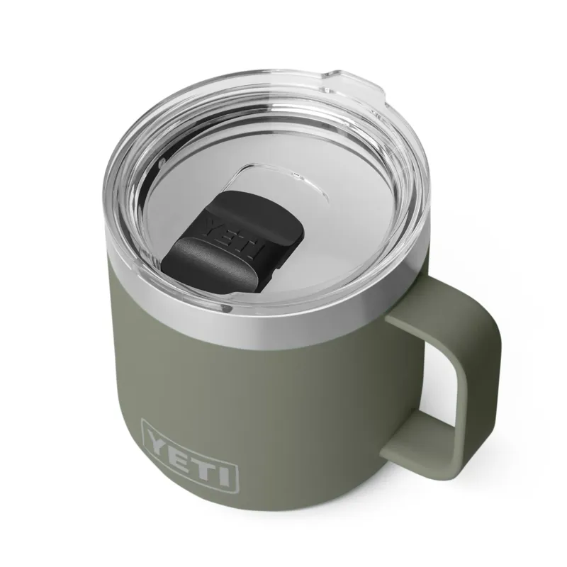 Yeti Rambler 14oz Ceramic Lined Mug in Pampa Green