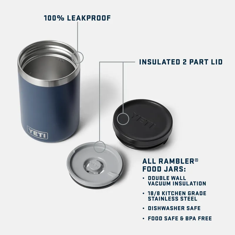 Yeti Rambler 16oz Food Jar in Cape Summer Camp-6
