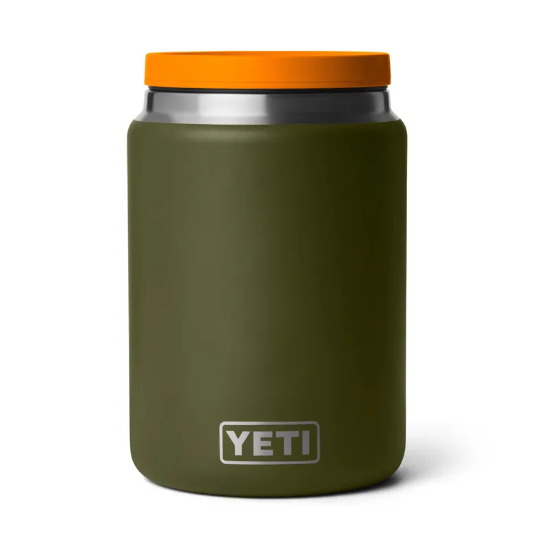 Yeti Rambler 16oz Food Jar in Olive/King Crab Orange