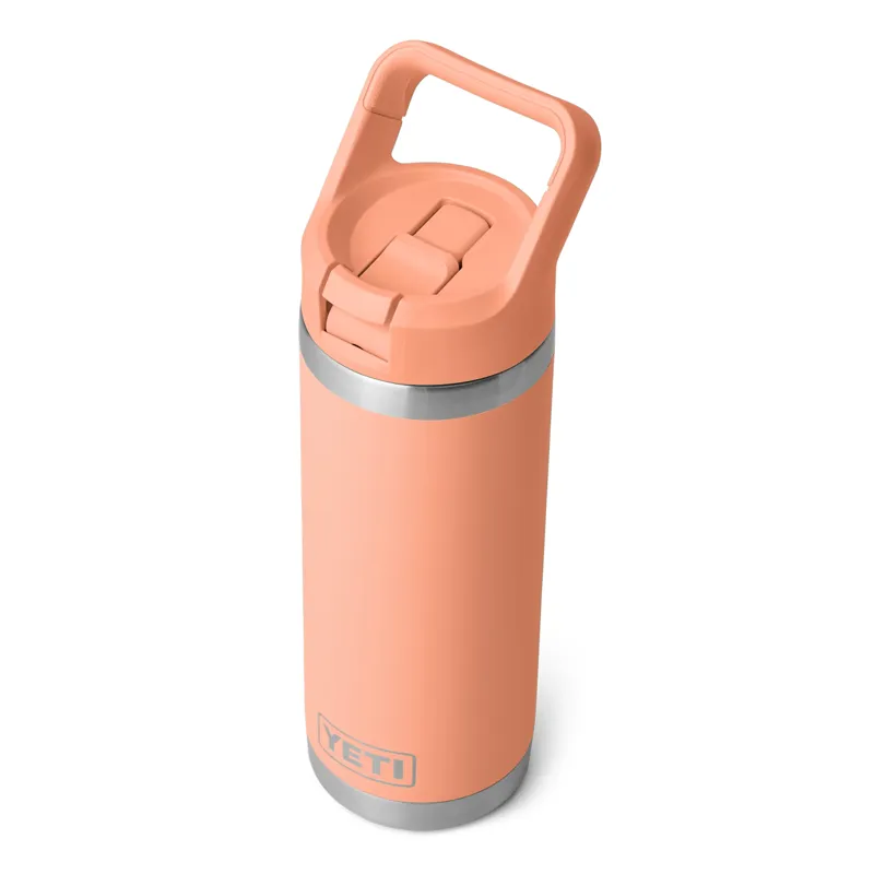 Yeti Rambler 18oz Straw Bottle in Lowcountry Peach-4